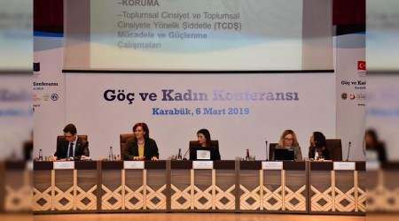 8 MART DNYA KADINLAR GN KADIN VE Gǔ KONULU KONFERANS LE BALADI.