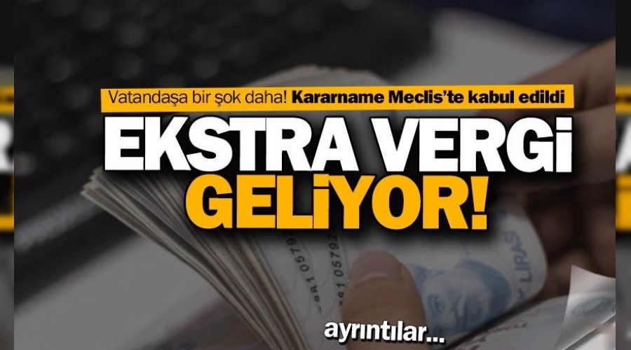 Yksek gelirliye ekstra vergi geliyor