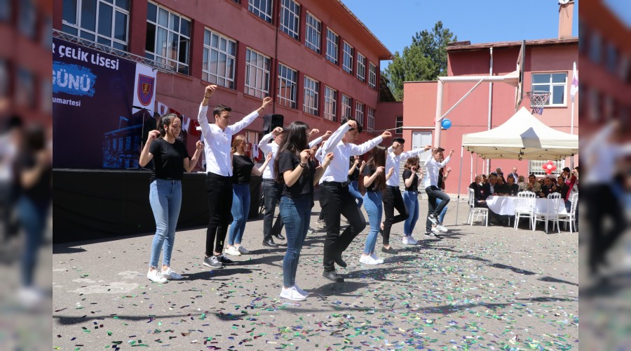 Demir elik Anadolu Lisesinde geleneksel pilav gn