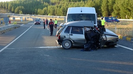 Trafik kazas: 1 l, 1 yaral