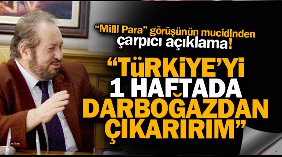 Prof.Dr.Haydar Ba ; "Milli Para Benim Buluumdur!"