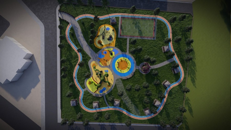 Fatih Mahallesi�nde tema park in�as� ba�lad�