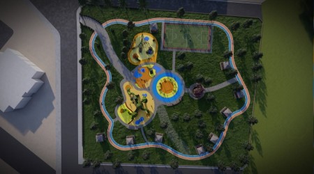 Fatih Mahallesi�nde tema park in�as� ba�lad�