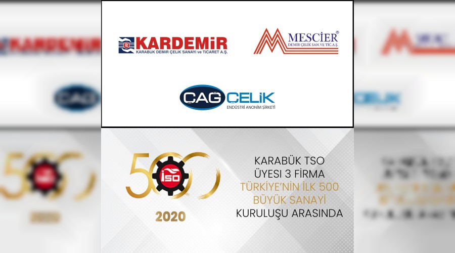 Karabk TSO yesi 3 firma ilk 500'de