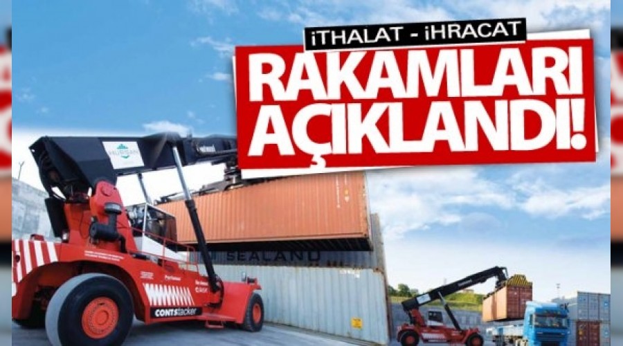 hracat - ithalat rakamlar akland