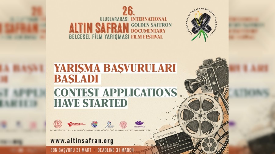 26. Uluslararas Altn Safran Belgesel Film Festivali İçin Başvurular Başlad