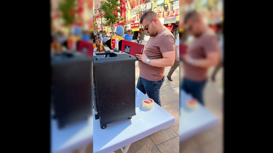 BTP'nin 30 Ağustos standı'ndan renkli görüntüler