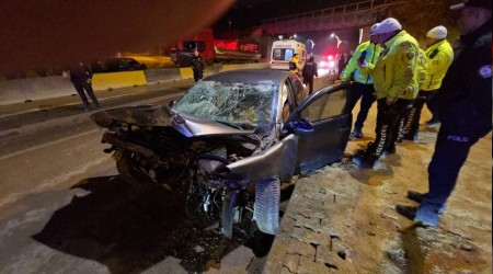 Polisten ka�an alkoll� s�r�c� kaza yap�nca yakaland�