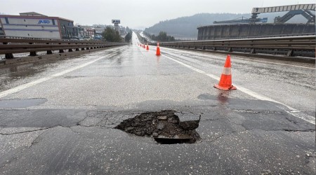 Kpr giriindeki atlaklar tehlike oluturuyor