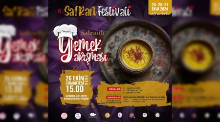 8. Safran Festivalinde Heyecan Balad: Yemek Yarmas Bavurular Ald