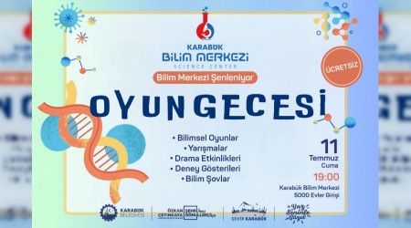 Karabk Belediyesinden "Bilimsel Oyun Gecesi" etkinlii
