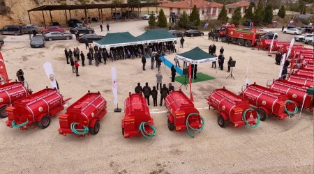 Orman k�ylerine 20 yeni tanker, yanan sahalara da tohumlama