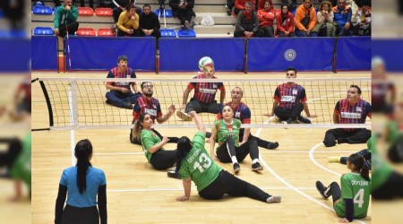 Oturarak Voleybol 1.Lig 1.Etap msabakalar Karabkte balad