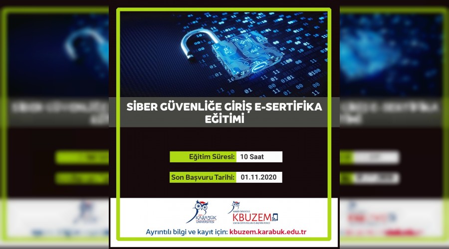 KBܒde Siber Gvenlie Giri Eitimi verilecek