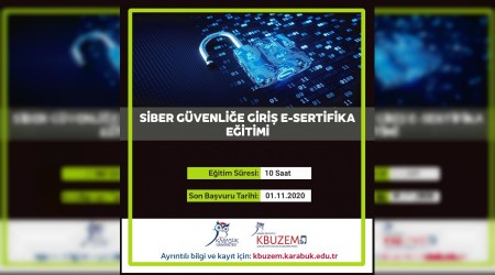 KBܒde Siber Gvenlie Giri Eitimi verilecek