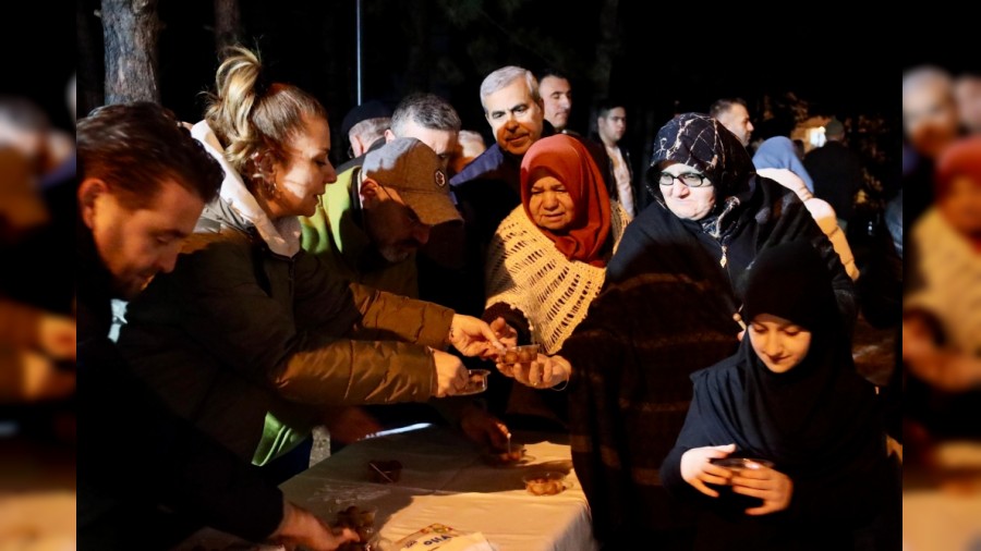 "Ask�da �ftar" uygulamas�nda ilk iftar Ba�kan K�se'den