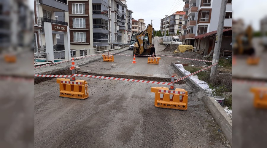 Safranbolu'da drenaj hatt almas