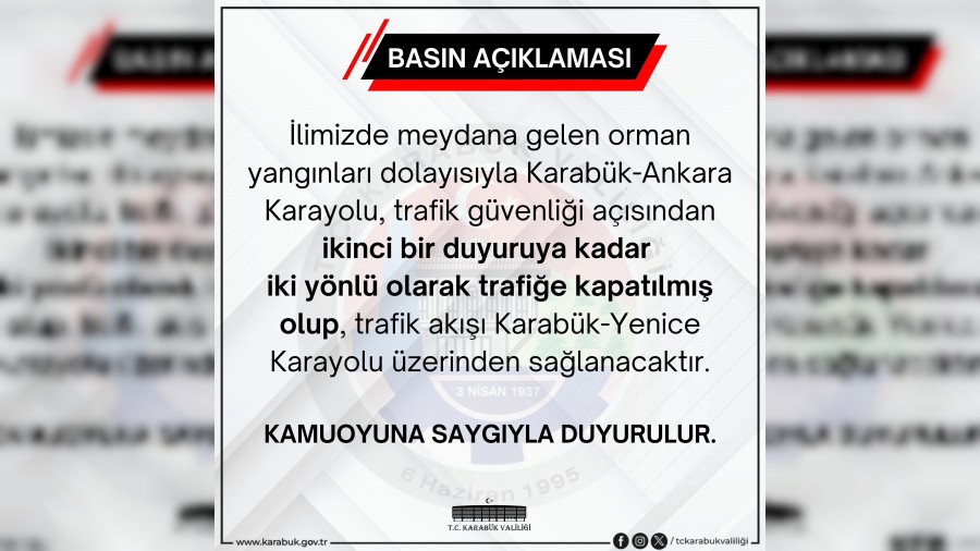 Valilikten basn aklamas
