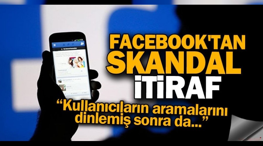 Facebook'tan bir itiraf daha