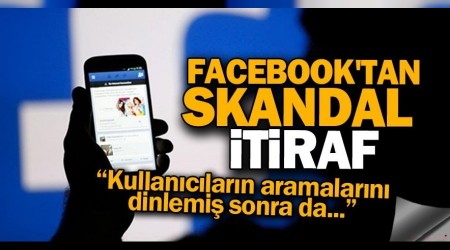 Facebook'tan bir itiraf daha