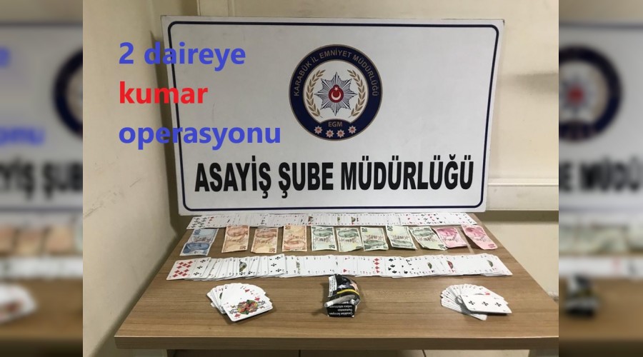 2 daireye kumar operasyonu: 14 kiiye 29 bin 968 TL ceza kesildi