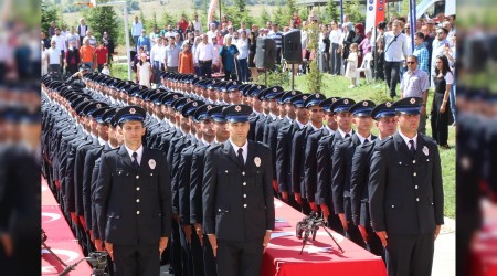 Karabk POMEMde 484 polis aday mezuniyet cokusu yaad