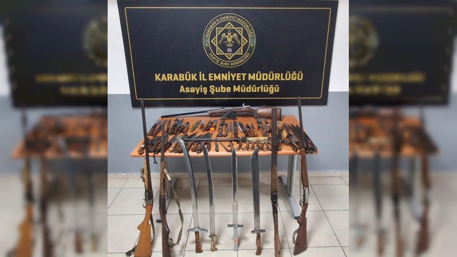 Asayi� uygulamalar�nda �ok say�da silah ve uyu�turucu madde ele ge�irildi