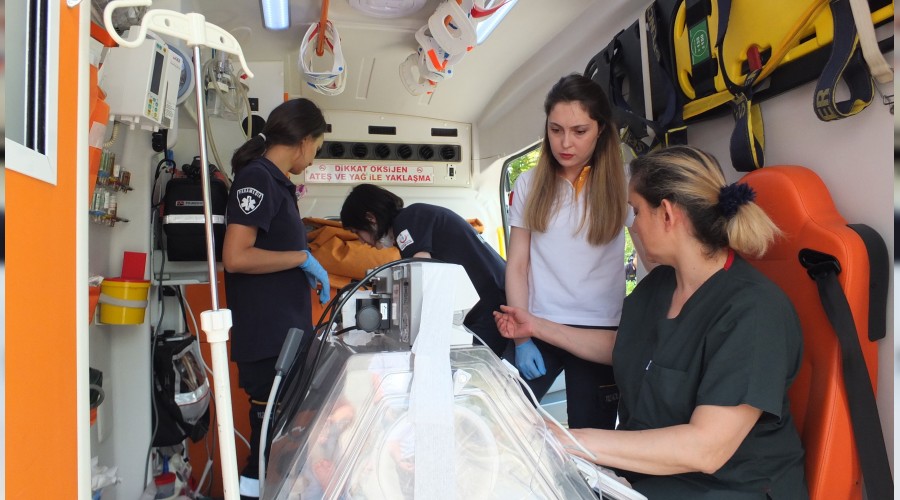 Hava ambulans 14 gnlk bebek iin havaland