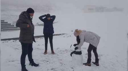 Kar yan gren Keltepe Kayak merkezine kotu