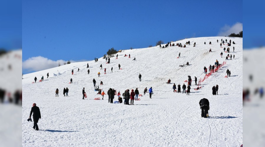 Keltepe Kayak Merkezi'nde ziyareti younluu 