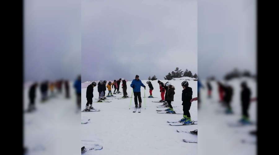 Keltepe'de kayak eitimi balad