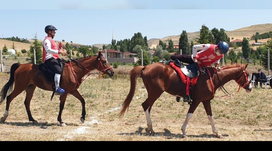 Safranbolulu binicilerden 2 kupa birden