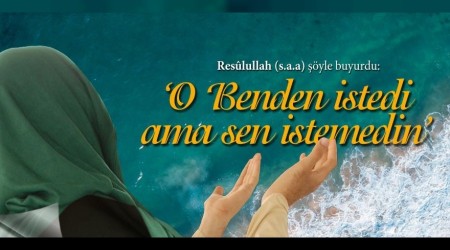 ‘O Benden istedi ama sen istemedin’