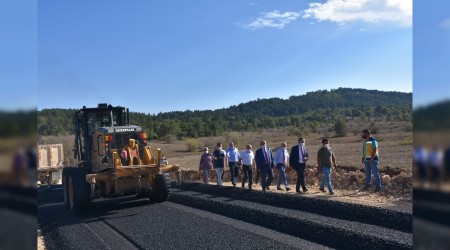 Asfalt almalar Eflani ilesinde devam ediyor