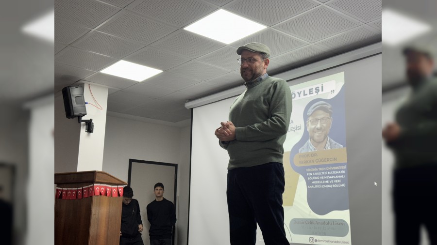 Prof. Dr. G��ercin, y�llar sonra okuluna gelerek tecr�belerini anlatt�