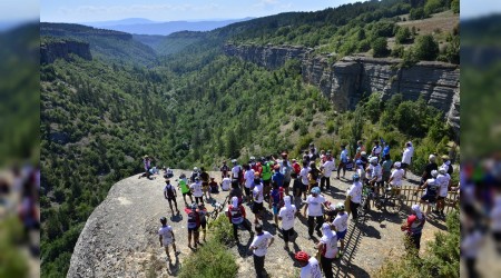 Safranboluda Bisiklet Festivaline katlanlar Sral Kanyonu'na hayran kald