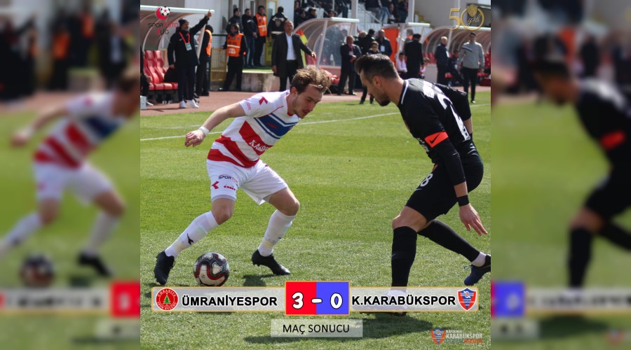 mraniyespor: 3 - Kardemir Karabkspor: 0