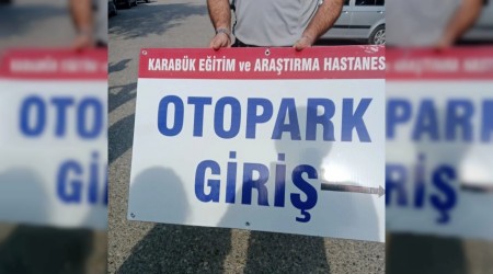 Karab�k �dman Yurdu ile �l Sa�l�k M�d�rl��� aras�nda tabela krizi