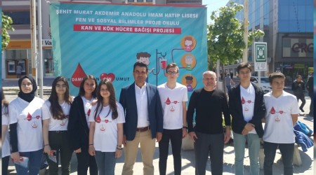 Safranbolu'da 'Bir damla kan bin umut' projesi