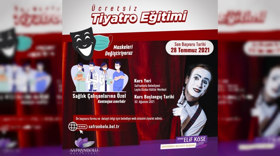 Safranbolu'da tiyatro eitimleri balyor