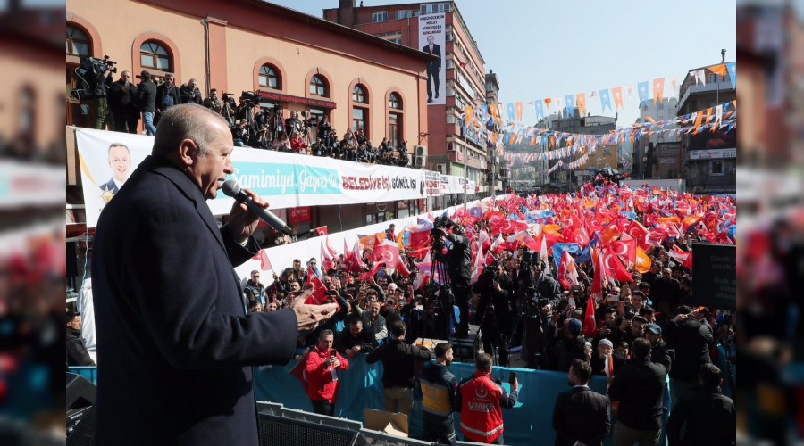 Cumhurbakan Recep Tayyip Erdoan Zonguldak'ta