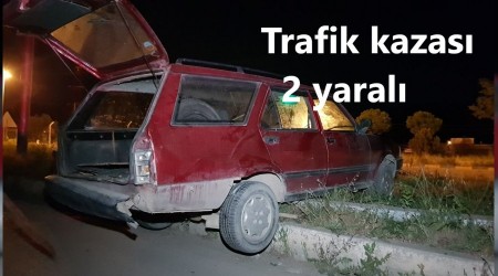 Ehliyetsiz ve 261 promil alkoll olan src kaza yapt : 2 yaral