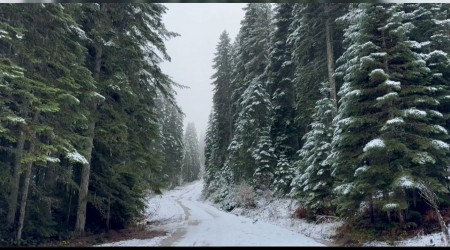 Karabk'n yksek kesimleri beyaza brnd
