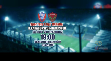 Spor Toto 1.Lig 19.Hafta Rakibimiz: Hatayspor