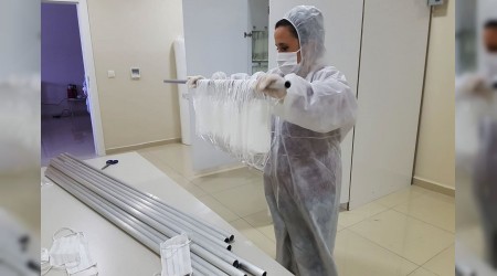 Karabk Belediyesi 350 bin maske datyor