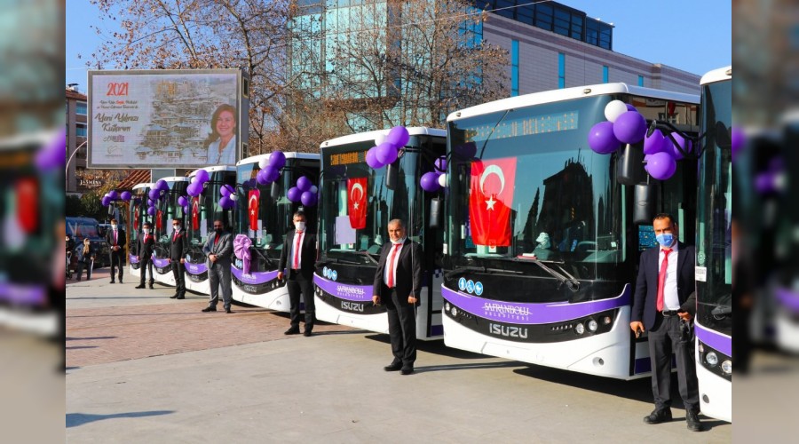 Safranbolu Belediyesi yeni nesil halk otobslerini tantt