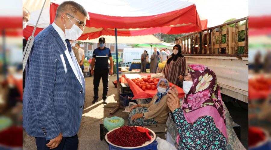 Pazarc teyzeden Vali'ye "Olum sana bir ey diyeceim"