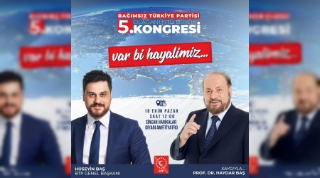 BTP Byk Kongresi 18 Ekimde yaplacak