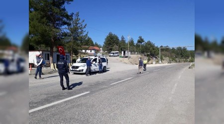 Karabk'e giri klarda korona tedbirleri devam ediyor