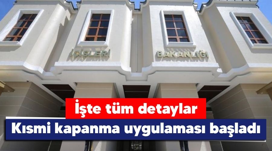 Kapanma ile ilgili tm detaylar akland